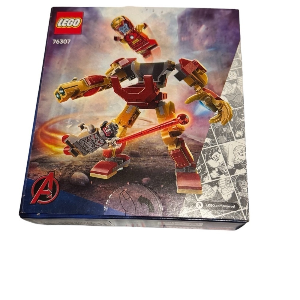 LEGO Marvel Avengers Iron Man Mech vs Ultron 76307 Building Set 101 Pcs NEW - Picture 3 of 6